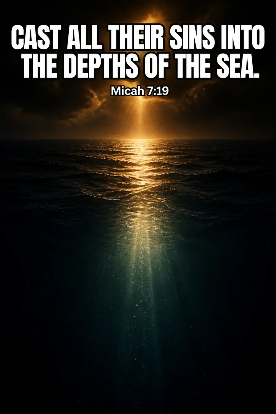 Micah 7:18-19 — He Delights in It Bible verse inspiration