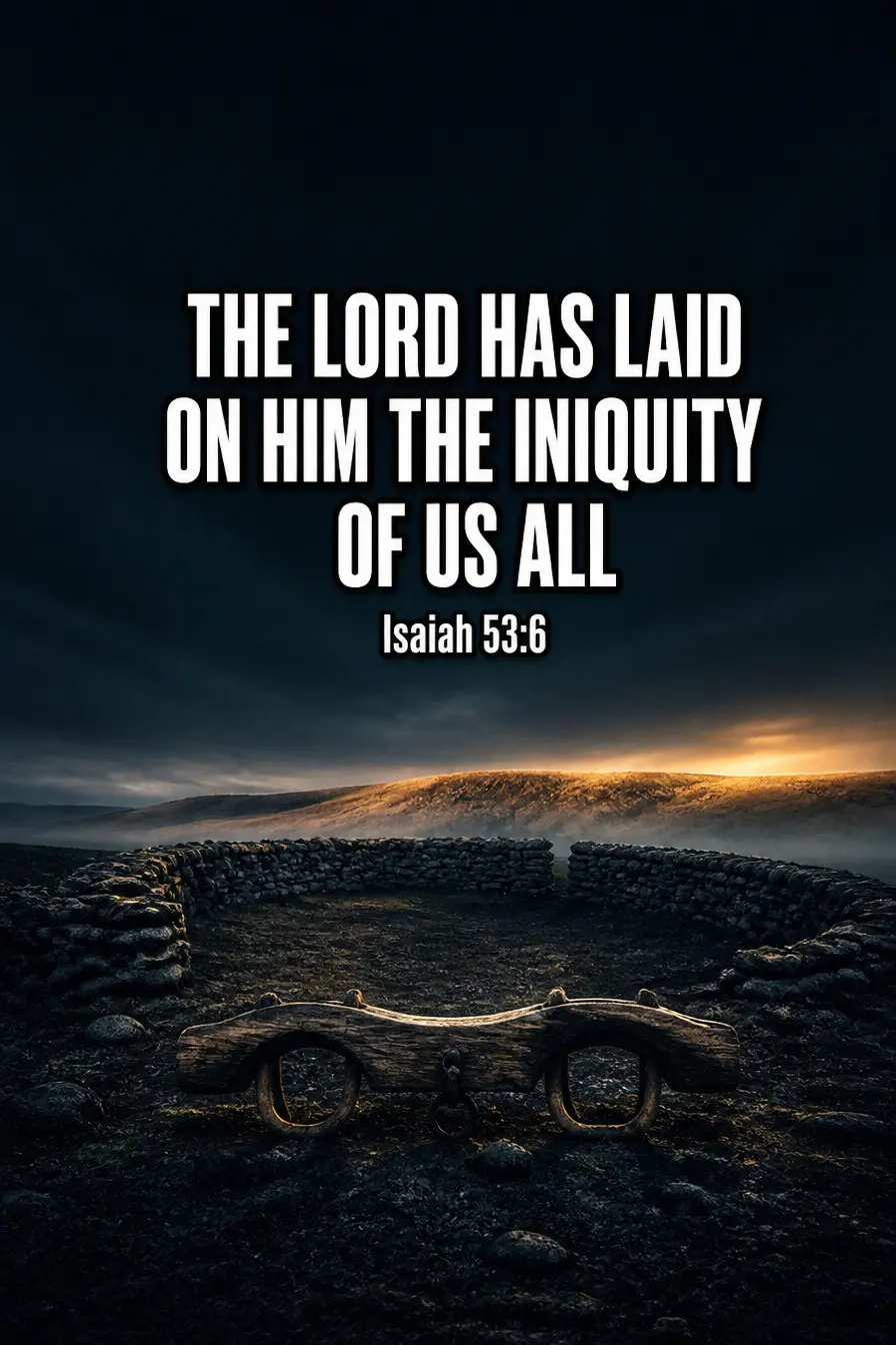 Isaiah 53:6 — The Verse That Names Who the Goat Was Bible verse inspiration