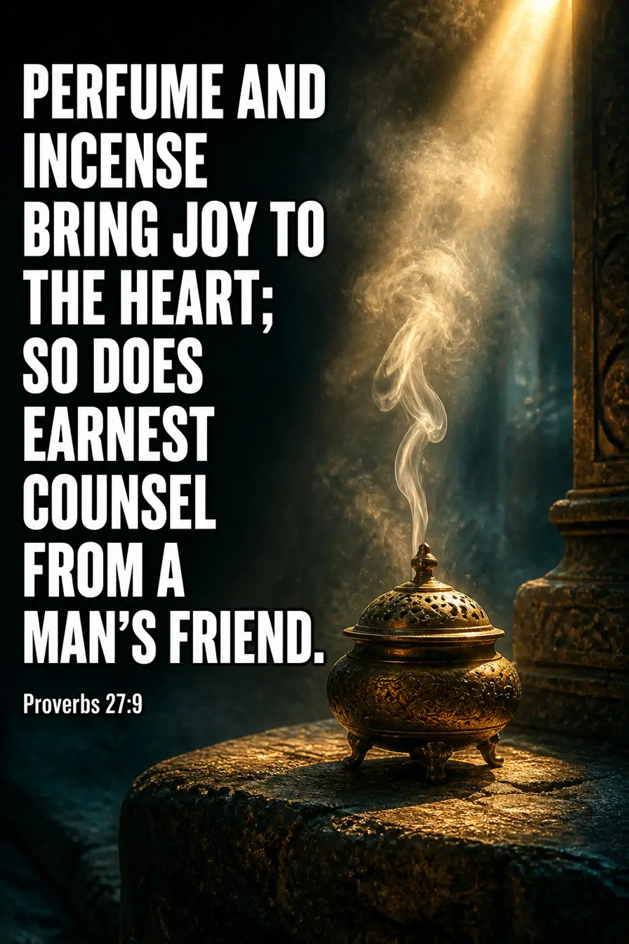 Proverbs 27:9 — Both Things Have to Be Broken First Bible verse inspiration