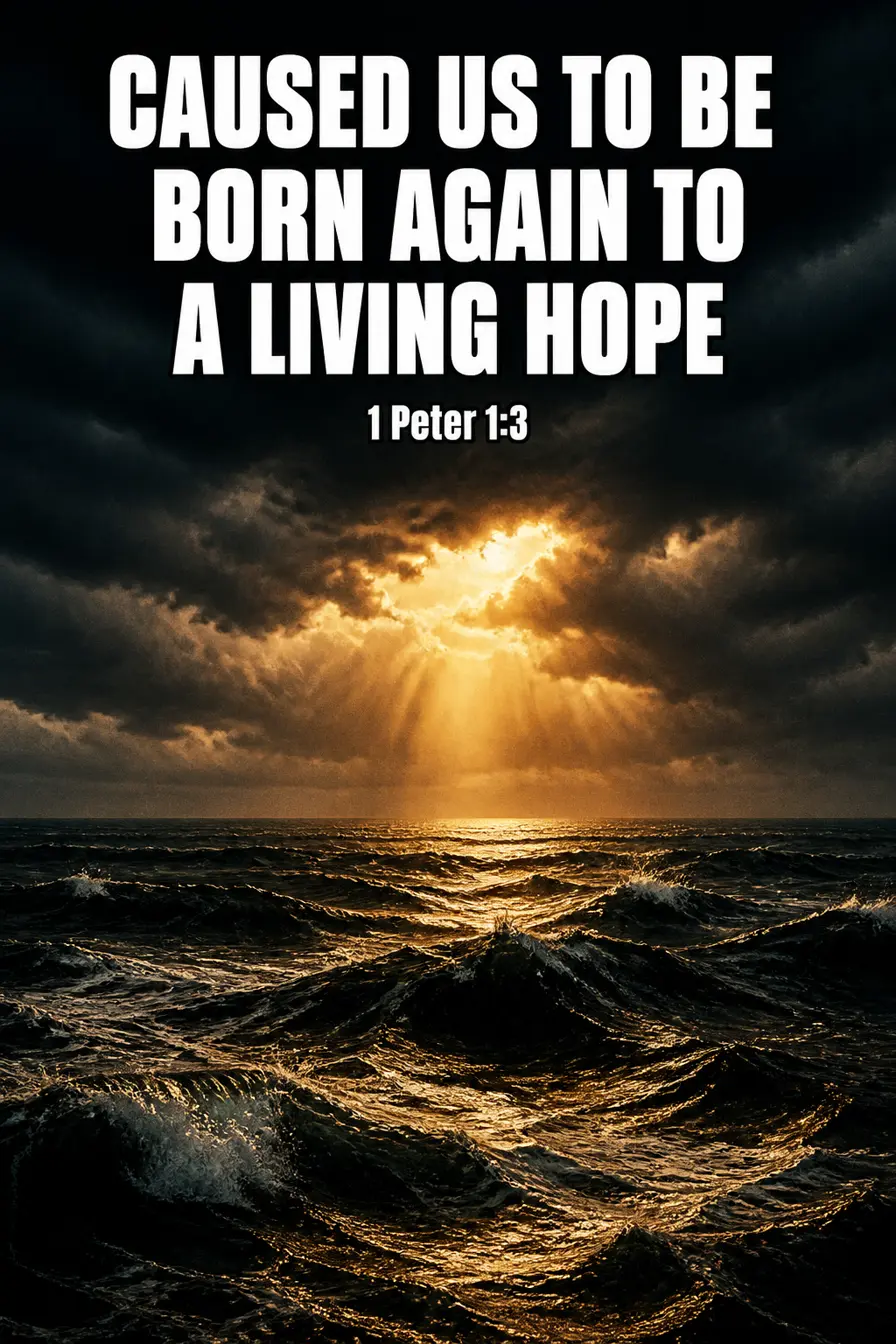 1 Peter 1:3-4 — A Living Hope Bible verse inspiration