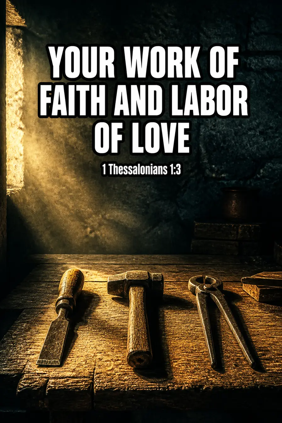 1 Thessalonians 1:3 — Three Kinds of Effort Bible verse inspiration