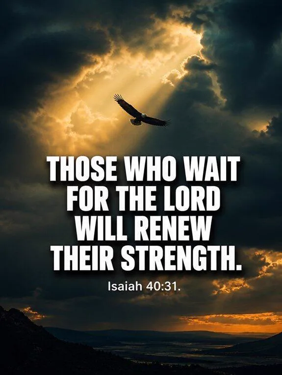 Isaiah 40:31 — They Will Walk and Not Faint Bible verse inspiration
