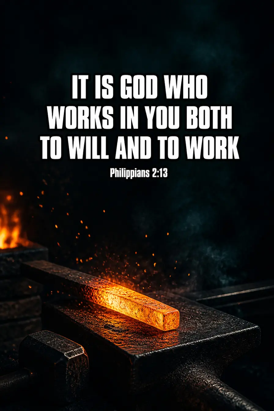 Philippians 2:13 — He Supplies the Wanting Too Bible verse inspiration