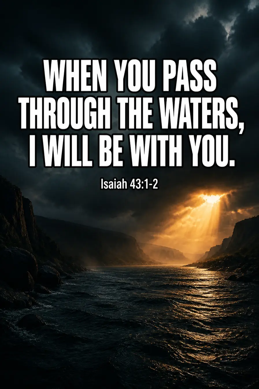 Isaiah 43:1 — Called You by Your Name Bible verse inspiration