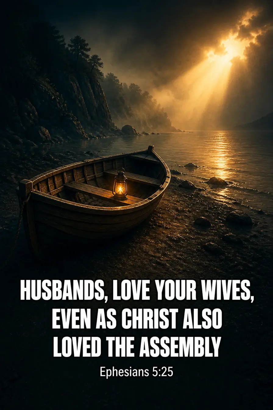 Ephesians 5:25 — What Husbands Are Told to Love Their Wives Like Bible verse inspiration