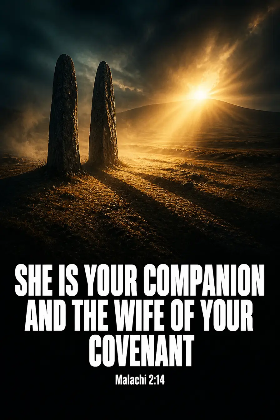Malachi 2:14 — The Wife of Your Youth and a Witness Bible verse inspiration