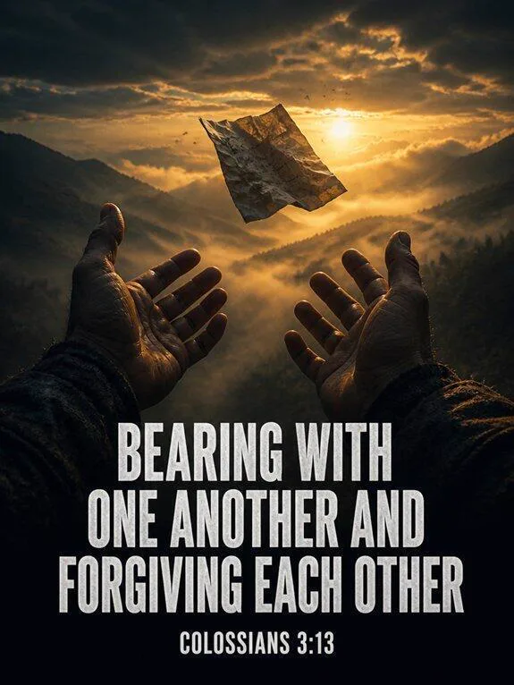 Colossians 3:13 — Bearing With One Another Bible verse inspiration