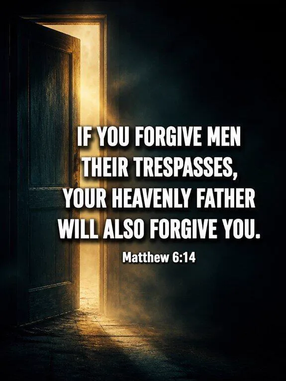 Matthew 6:14-15 — The Condition Bible verse inspiration
