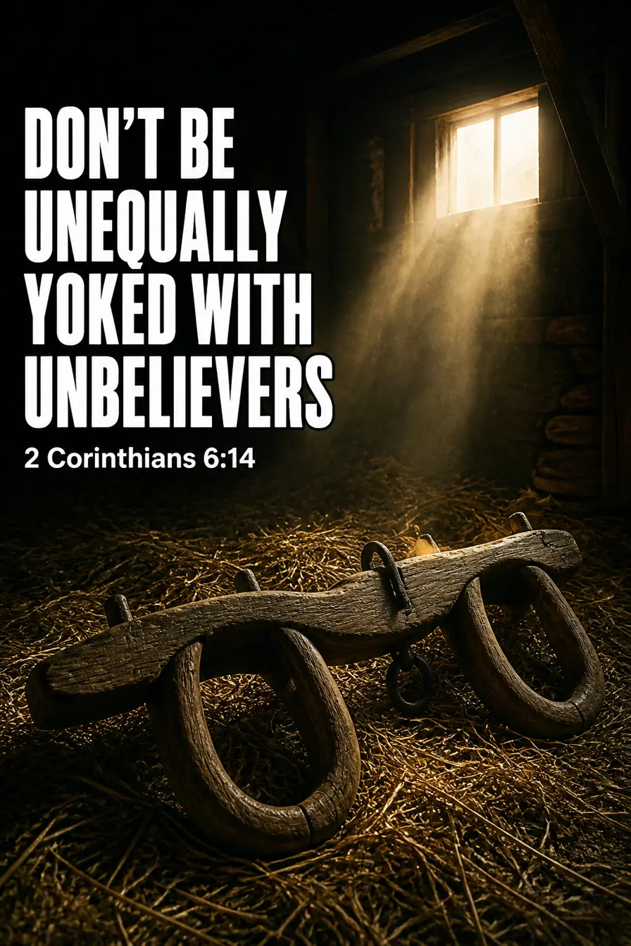 2 Corinthians 6:14 — What a Yoke Actually Is Bible verse inspiration