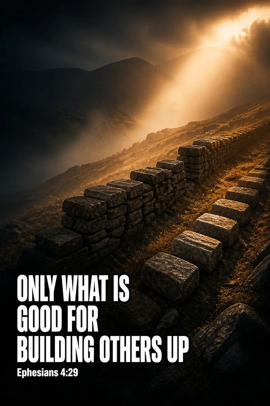 Ephesians 4:29 — A Higher Bar Than Honesty Bible verse inspiration