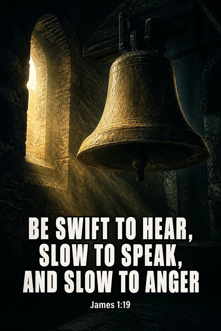 James 1:19 — The Order Is the Point Bible verse inspiration