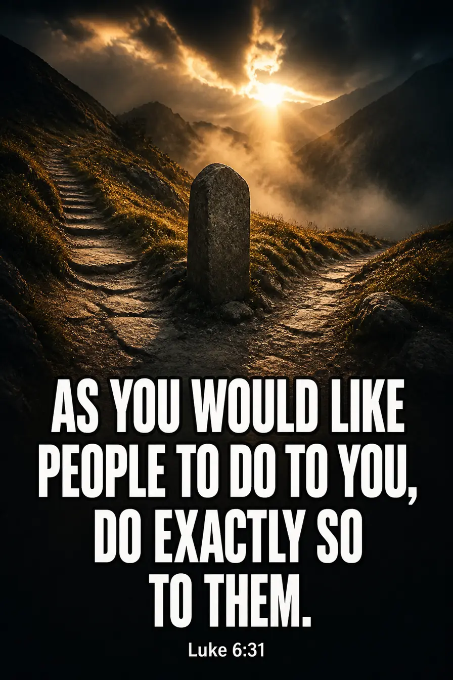 Luke 6:31 — Where the Golden Rule Sits Bible verse inspiration