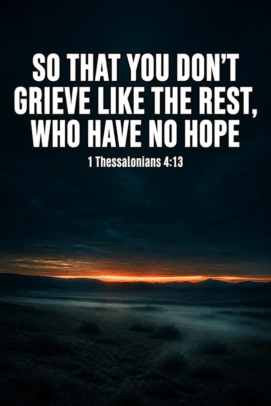 1 Thessalonians 4:13 — Read the Second Half Bible verse inspiration