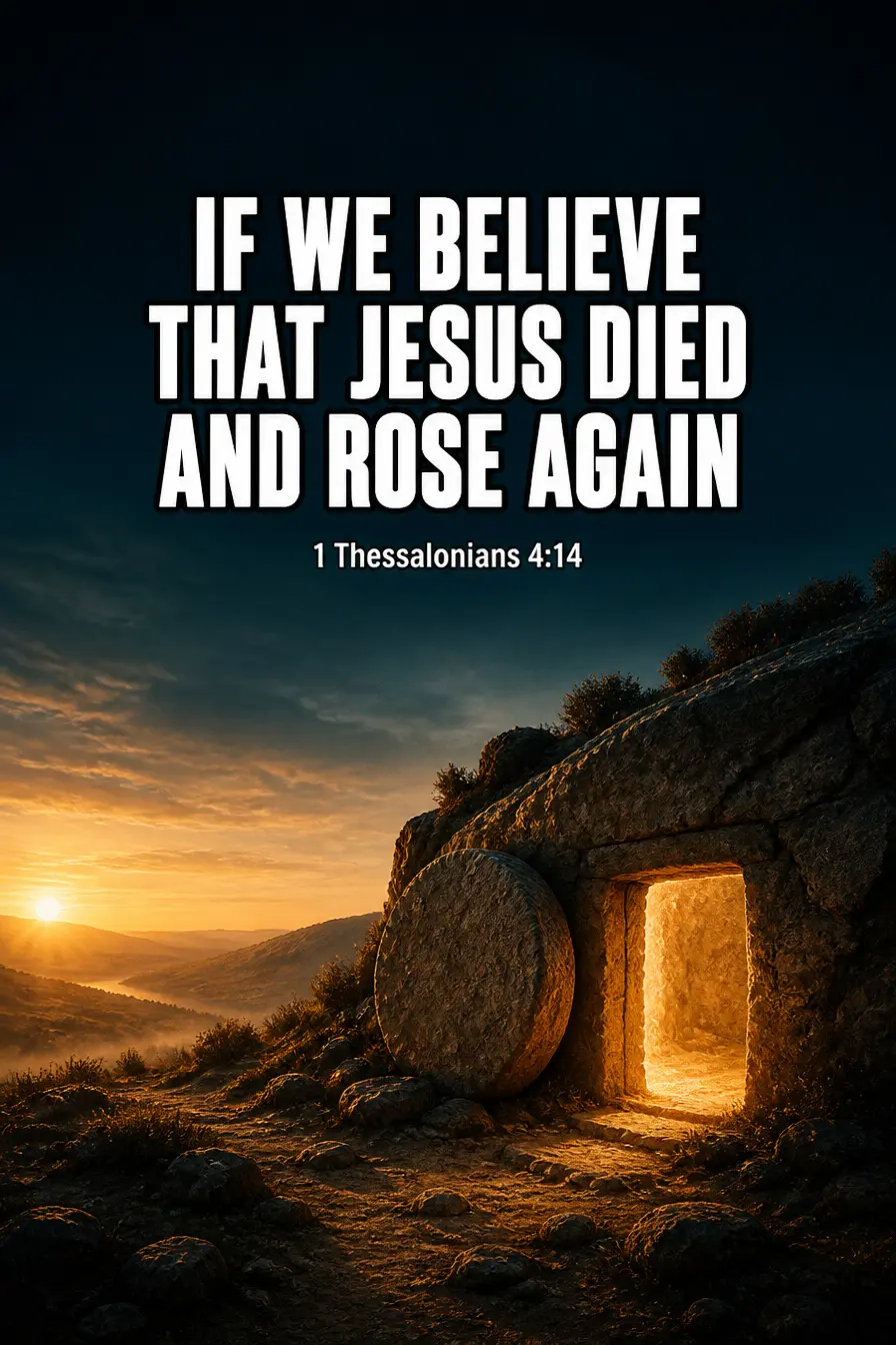 1 Thessalonians 4:14 — What the Hope Is Attached To Bible verse inspiration