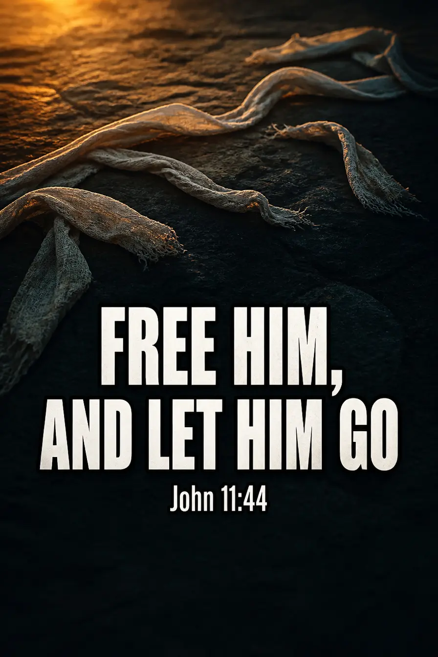 John 11:44 — The Unwrapping Is Given to Somebody Else Bible verse inspiration