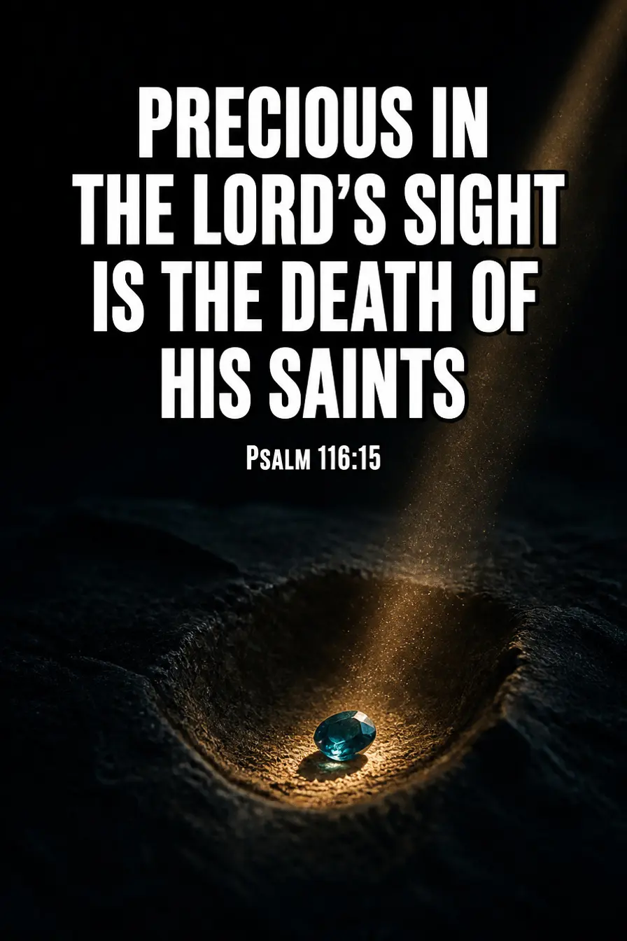 Psalm 116:15 — Precious Bible verse inspiration