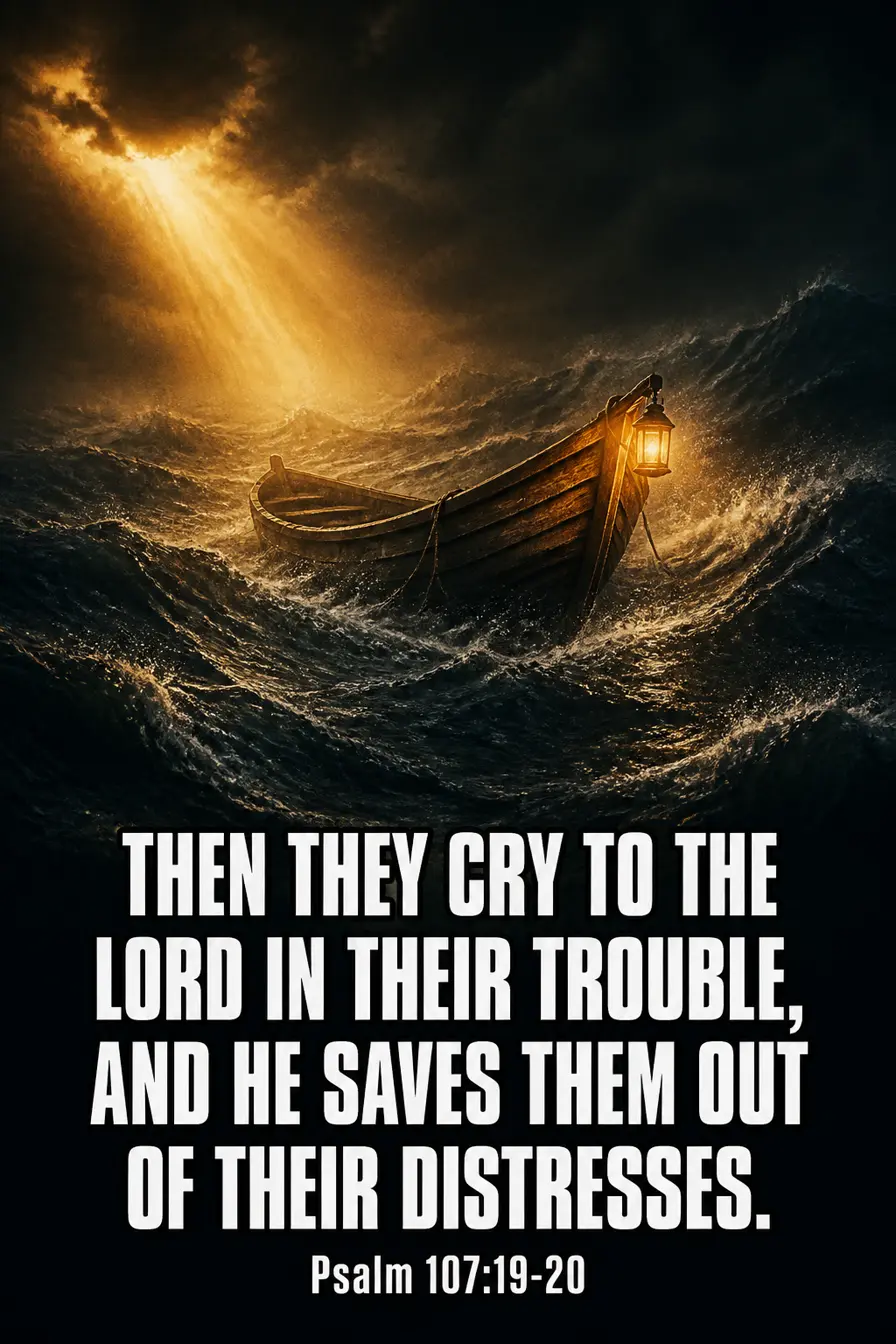Psalm 107:19-20 — Cry First, Understand Later Bible verse inspiration