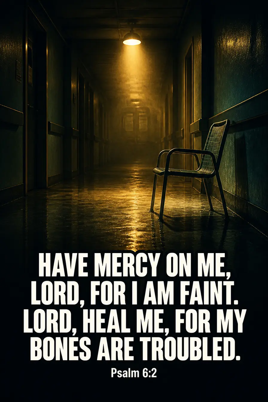 Psalm 6:2 — Permission to Say You Are Faint Bible verse inspiration
