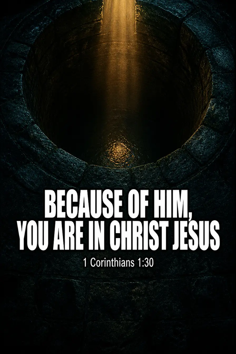 1 Corinthians 1:30 — wisdom, righteousness, sanctification and redemption in one person