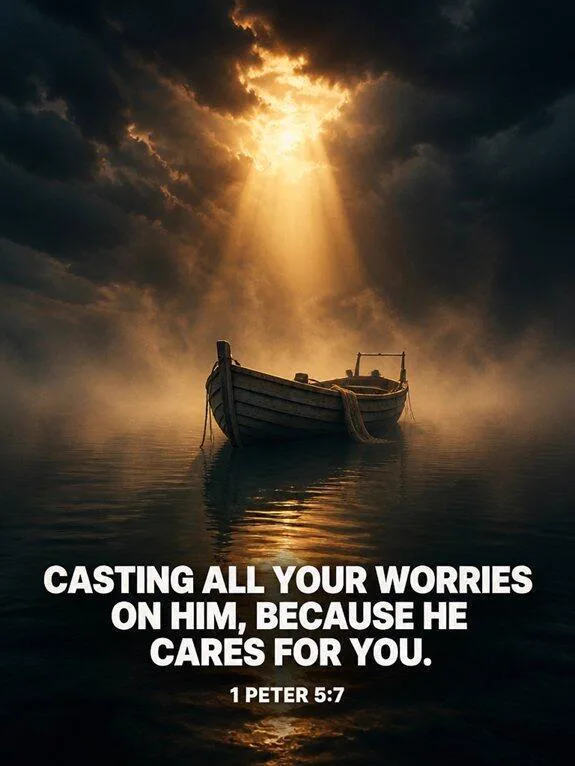 1 Peter 5:6-7 — Casting Is a Throwing Word Bible verse inspiration