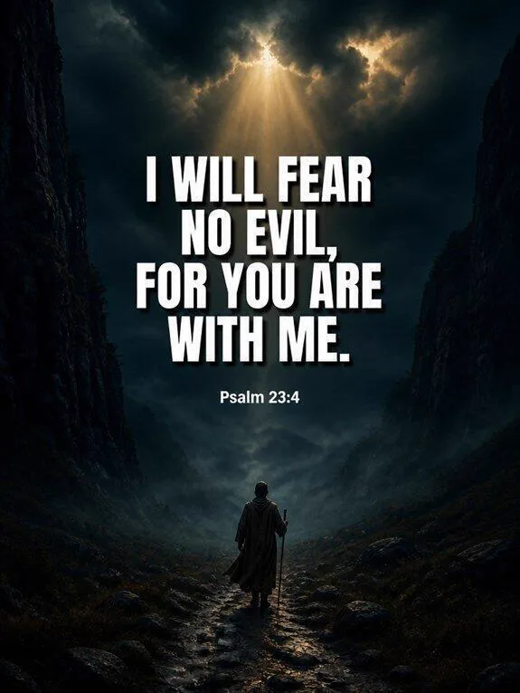 Psalm 23:4 — Rod and Staff Bible verse inspiration