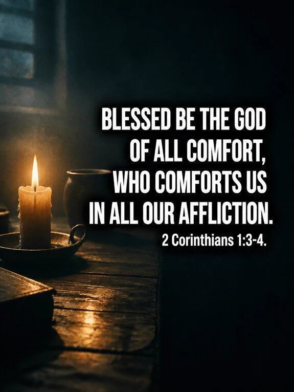 2 Corinthians 1:3-4 — The God of All Comfort Bible verse inspiration
