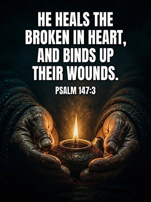 Psalm 147:3 — He Binds Up Their Wounds Bible verse inspiration