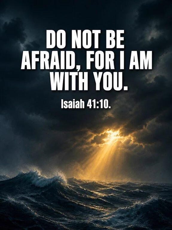 Isaiah 41:10 — Strengthen, Help, Uphold Bible verse inspiration