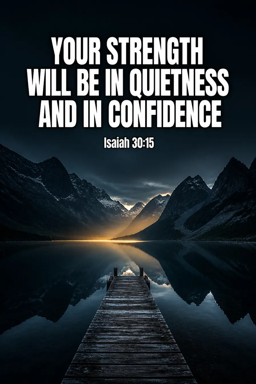 Isaiah 30:15 — And Then Two Words That Ruin It Bible verse inspiration