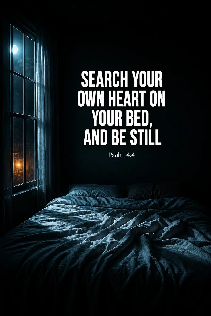 Psalm 4:4 — The Version for Two in the Morning Bible verse inspiration
