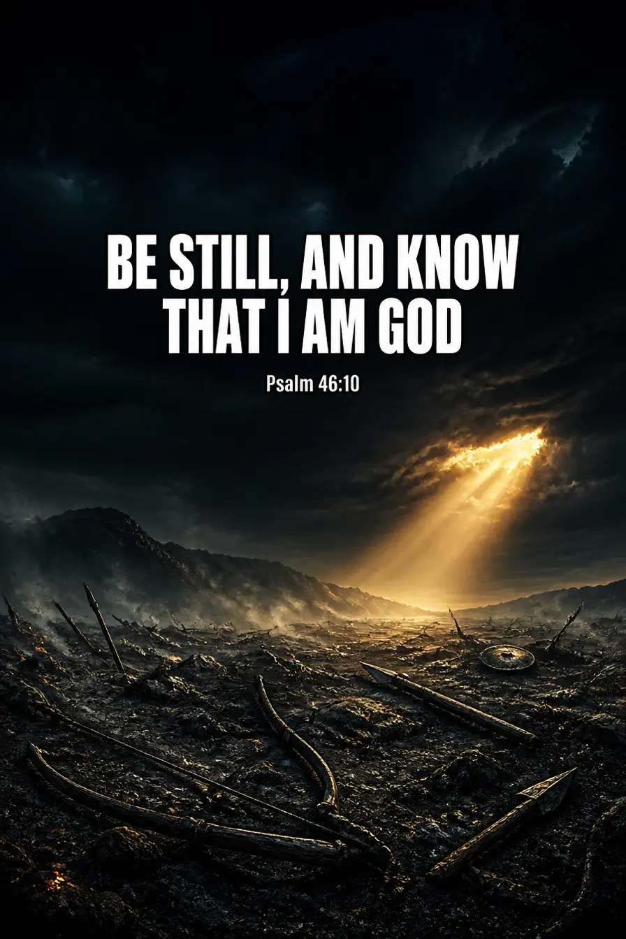 Psalm 46:9-10 — Read the Two Lines Above the Mug Bible verse inspiration