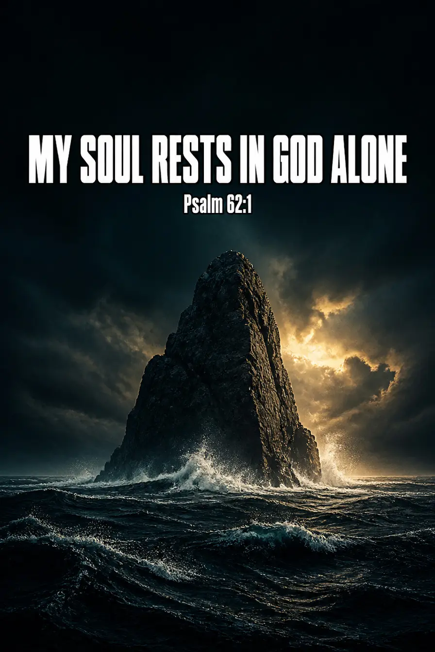 Psalm 62:1-2 — Rests in God Alone Bible verse inspiration