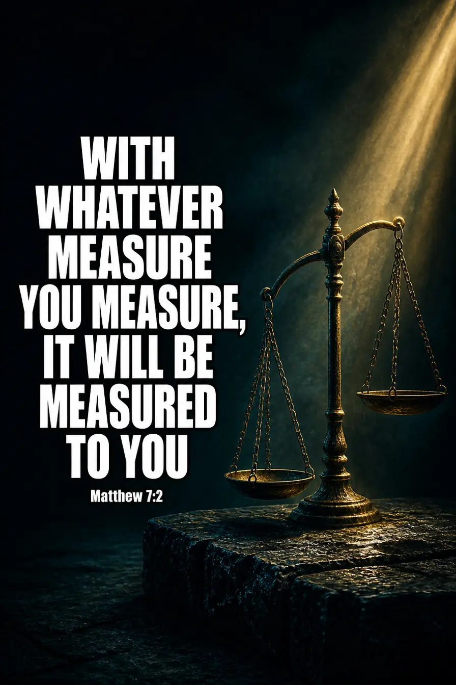 Matthew 7:1-2 — The Half-Sentence Bible verse inspiration