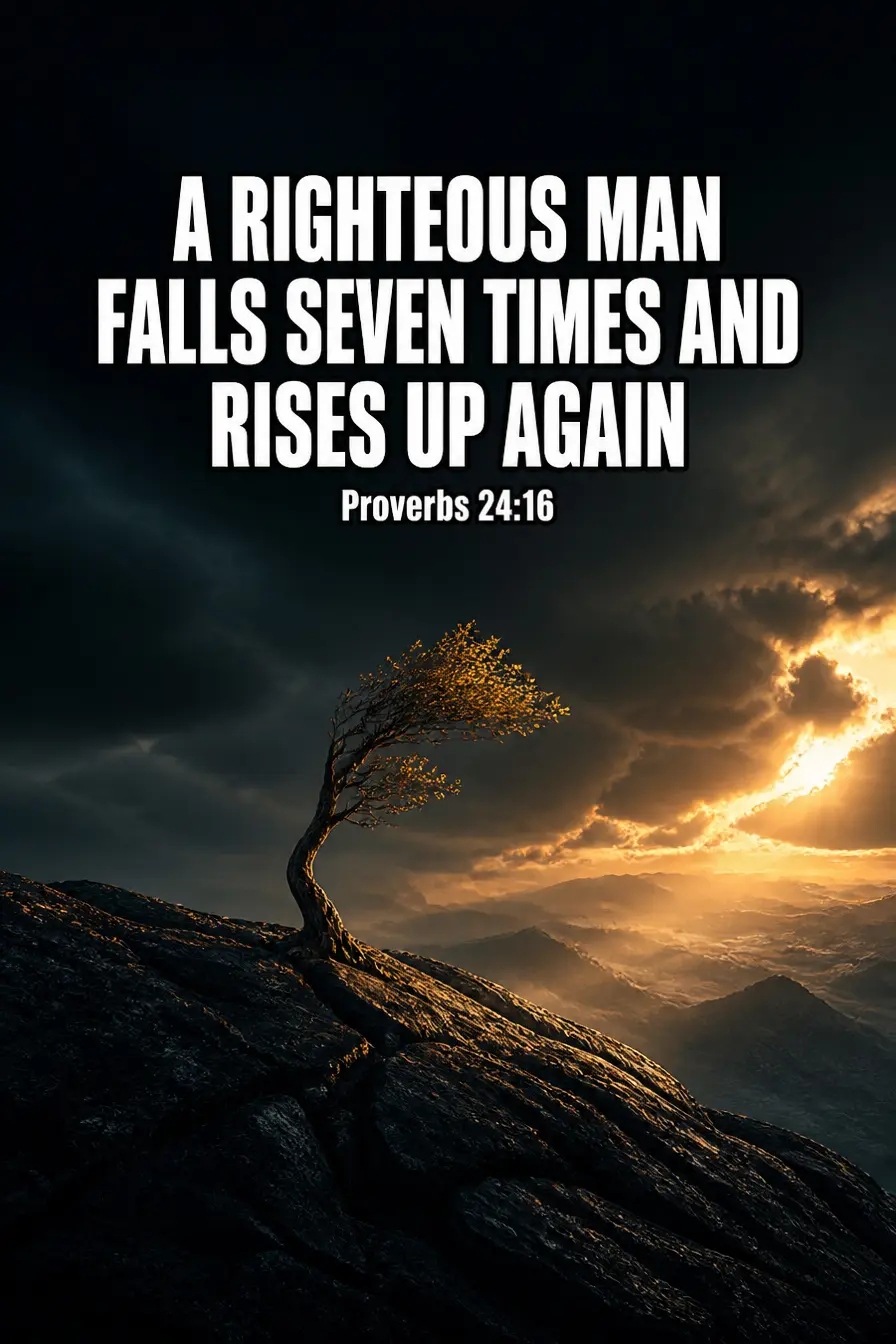 Proverbs 24:16 — Seven Times Bible verse inspiration