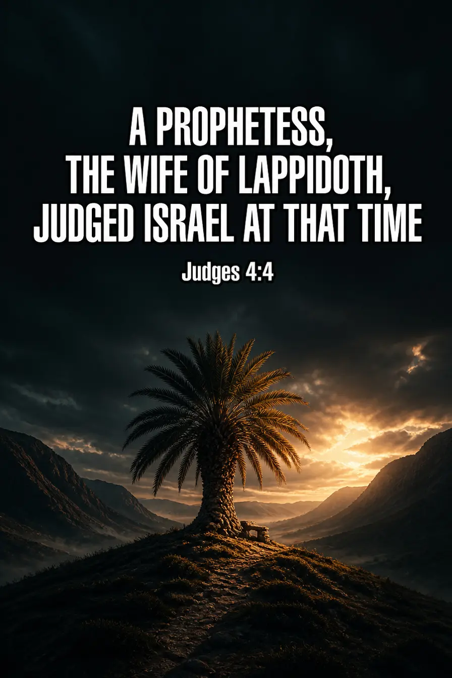 Judges 4:4 — Deborah judged Israel at that time