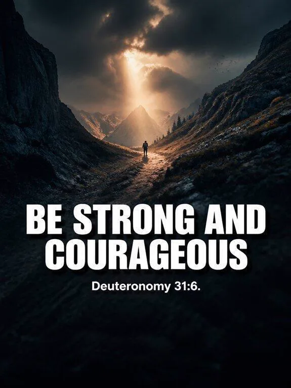 Deuteronomy 31:6 — Said by a Man Who Would Not Get There Bible verse inspiration