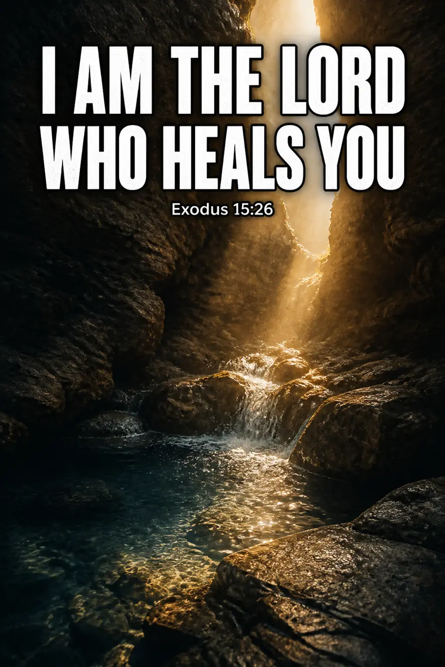 Exodus 15:26 — I Am the LORD Who Heals You Bible verse inspiration