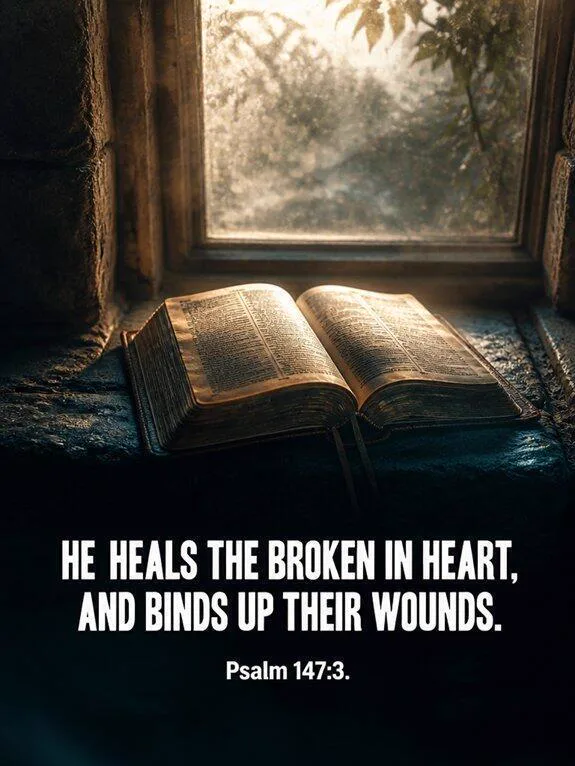Psalm 147:3 — He Binds Up Their Wounds Bible verse inspiration
