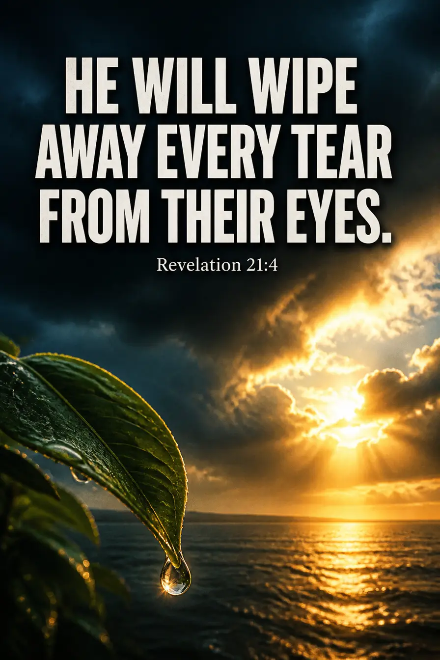 Revelation 21:4 — The Healing That Is Certain Bible verse inspiration