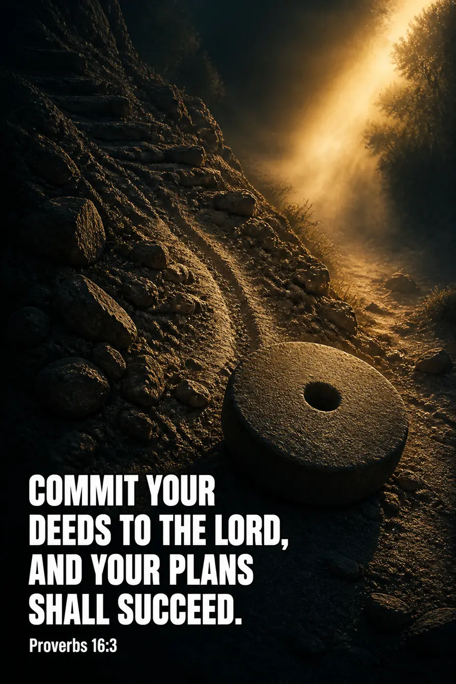 Proverbs 16:3 — Commit Is Not a Transaction Bible verse inspiration